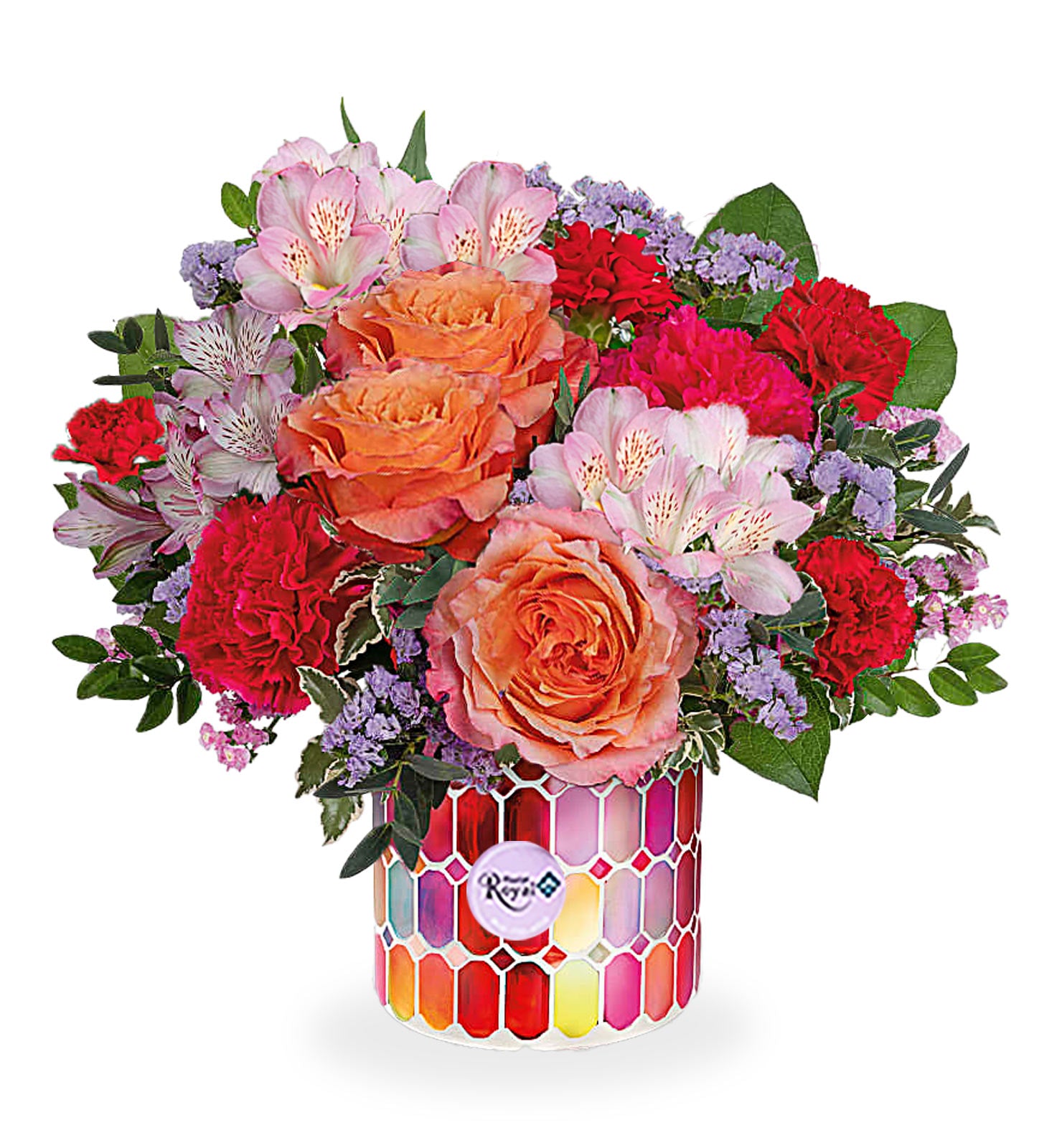 Radiant Stained Glass Bouquet