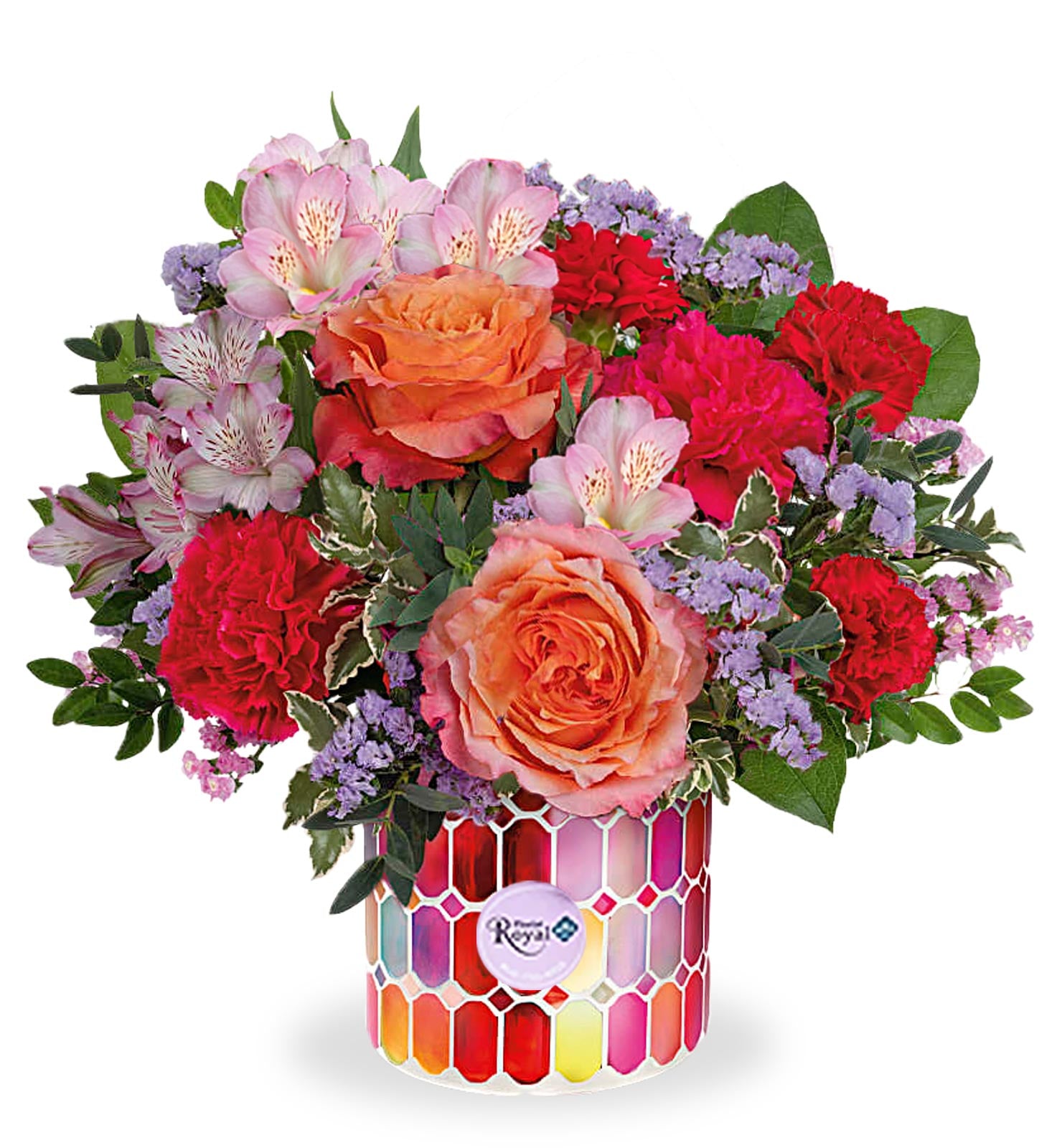 Radiant Stained Glass Bouquet