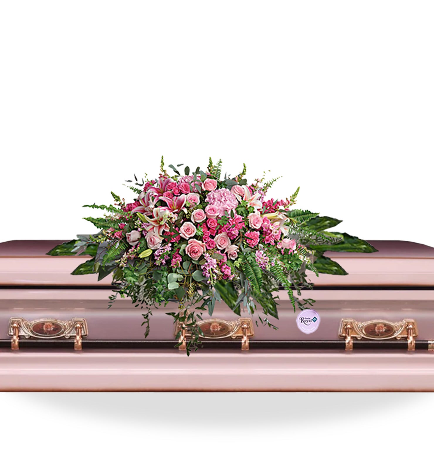 Treasured Moments Casket Spray