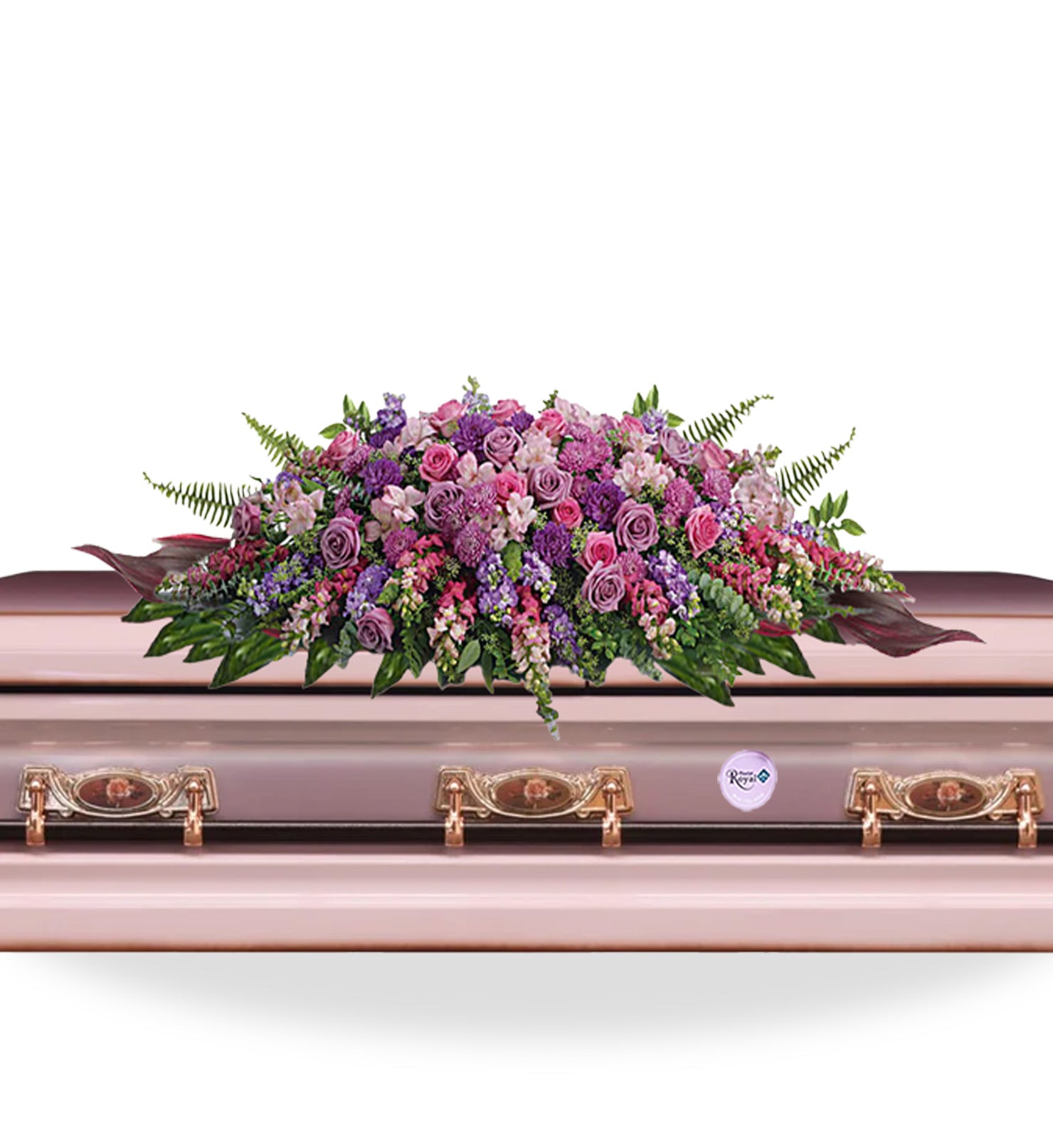 Calming Lavender Farewell Casket Spray