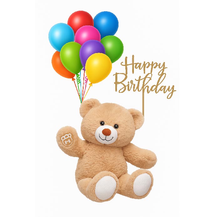 Stuffed Animal and Balloon